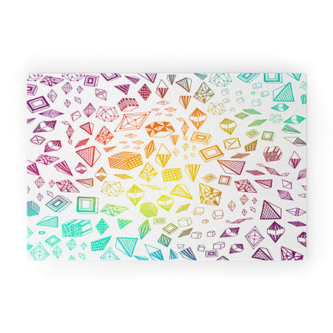 Iveta Abolina Colorful Crystals Welcome Mat