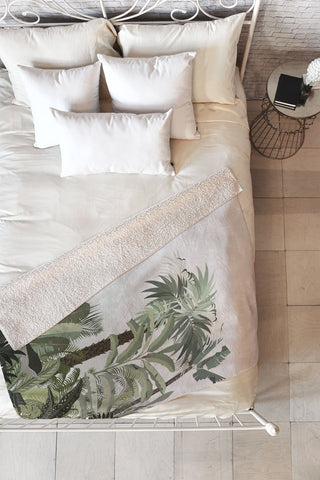 Iveta Abolina Congo Rainforest Fleece Throw Blanket