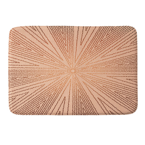 Iveta Abolina Copper Leaf Memory Foam Bath Mat