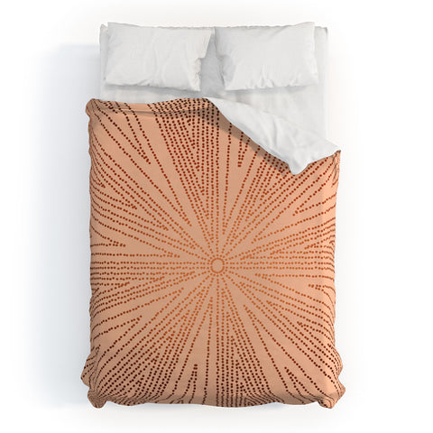 Iveta Abolina Copper Leaf Duvet Cover
