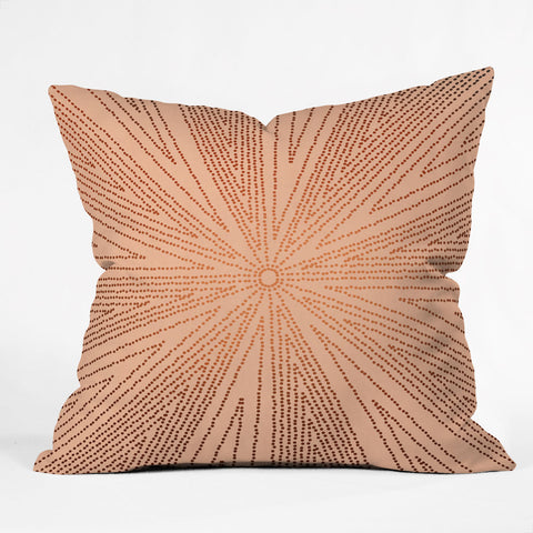 Iveta Abolina Copper Leaf Outdoor Throw Pillow