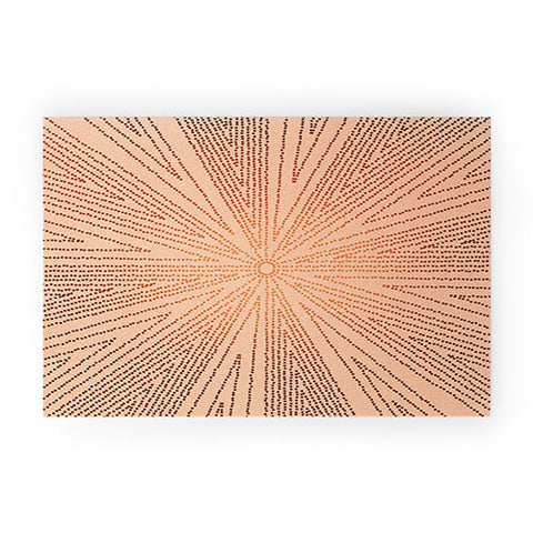 Iveta Abolina Copper Leaf Welcome Mat