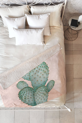 Iveta Abolina Copper Spike Fleece Throw Blanket