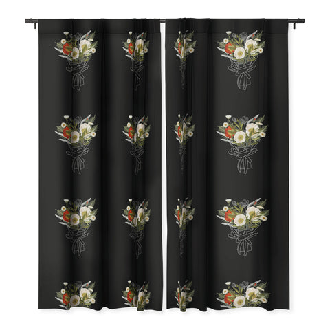 Iveta Abolina Cora Poppy Blackout Window Curtain