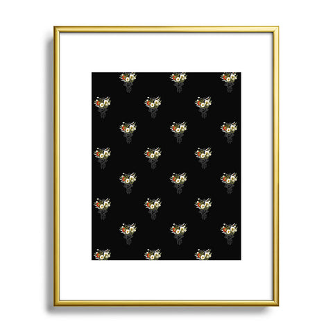 Iveta Abolina Cora Poppy Metal Framed Art Print