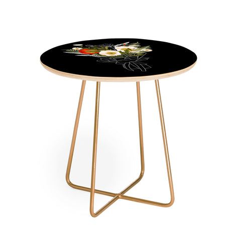 Iveta Abolina Cora Poppy Round Side Table