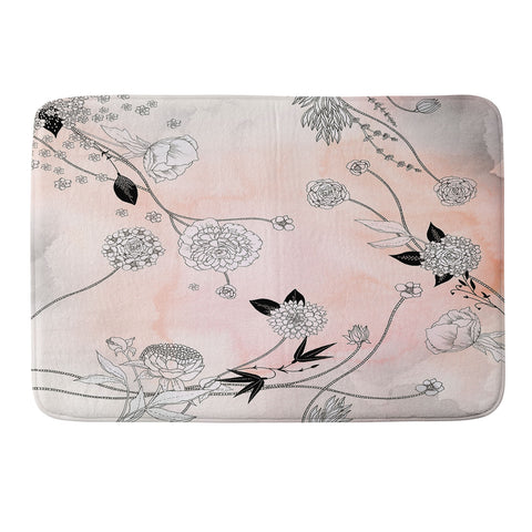Iveta Abolina Coral Dust Memory Foam Bath Mat