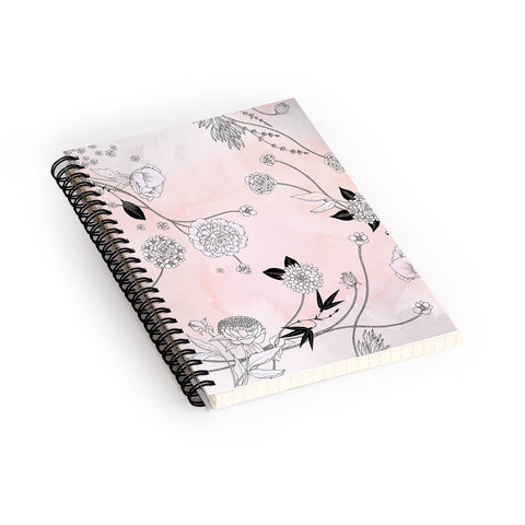 Iveta Abolina Coral Dust Spiral Notebook