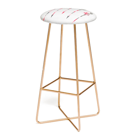 Iveta Abolina Coral Feathers Bar Stool