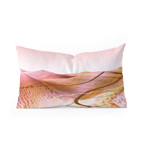 Iveta Abolina Coral Heat Oblong Throw Pillow