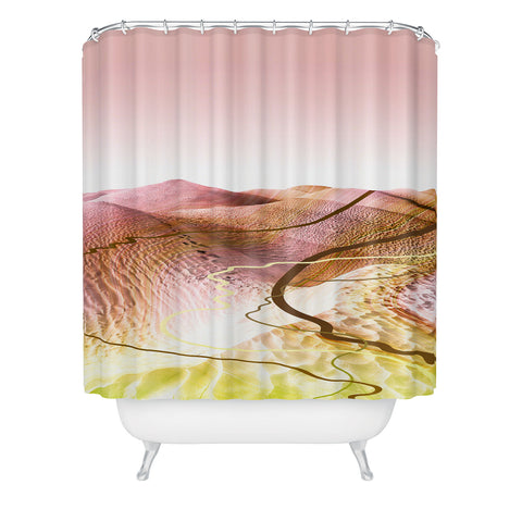 Iveta Abolina Coral Heat Shower Curtain