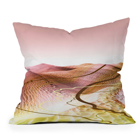 Iveta Abolina Coral Heat Throw Pillow
