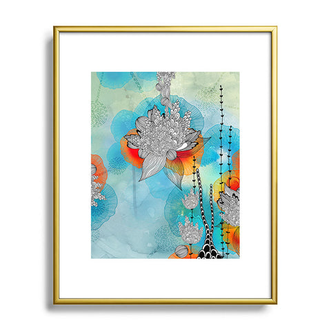 Iveta Abolina Coral Metal Framed Art Print