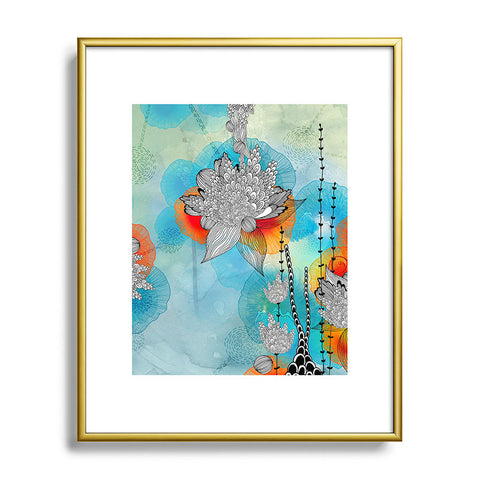 Iveta Abolina Coral Metal Framed Art Print