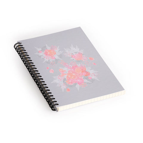 Iveta Abolina Coral Nostalgia Spiral Notebook