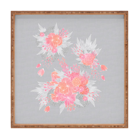 Iveta Abolina Coral Nostalgia Square Tray