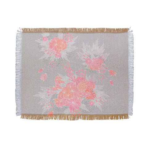 Iveta Abolina Coral Nostalgia Throw Blanket