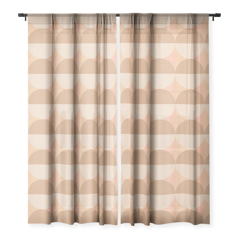 Iveta Abolina Coral Shapes Series I Sheer Window Curtain