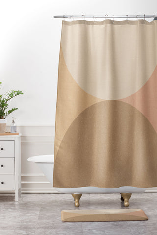 Iveta Abolina Coral Shapes Series I Shower Curtain And Mat