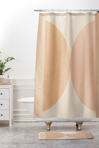 Iveta Abolina Coral Shapes Series II Shower Curtain And Mat