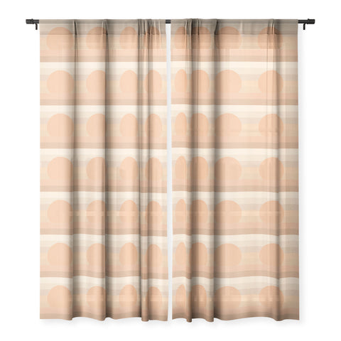 Iveta Abolina Coral Shapes Series III Sheer Window Curtain