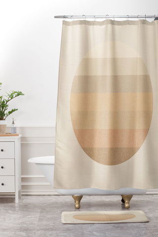 Iveta Abolina Coral Shapes Series IV Shower Curtain And Mat