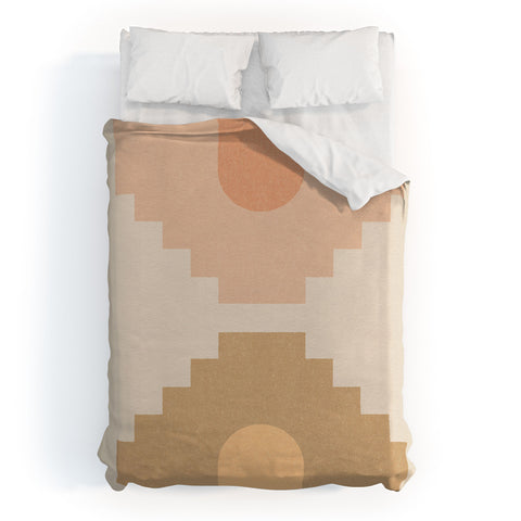 Iveta Abolina Coral Shapes Series V Duvet Cover