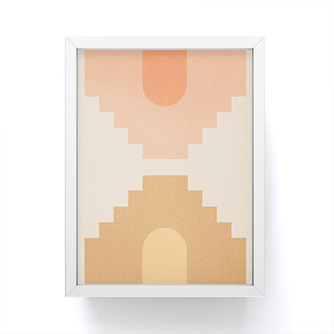 Iveta Abolina Coral Shapes Series V Framed Mini Art Print