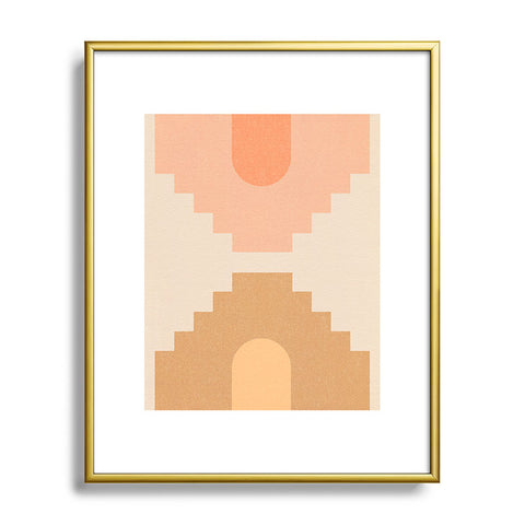 Iveta Abolina Coral Shapes Series V Metal Framed Art Print