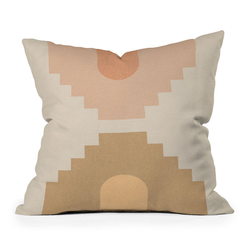 Iveta Abolina Coral Shapes Series V Throw Pillow