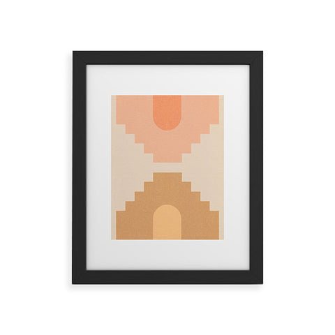 Iveta Abolina Coral Shapes Series V Framed Art Print