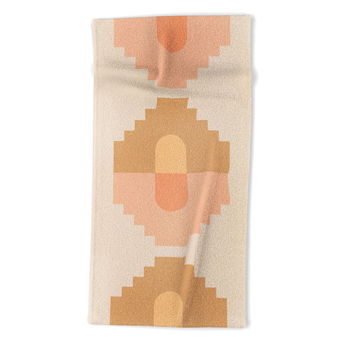 Iveta Abolina Coral Shapes Series V Beach Towel