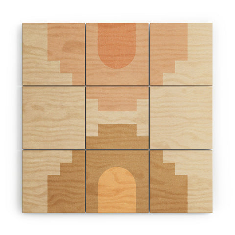 Iveta Abolina Coral Shapes Series V Wood Wall Mural