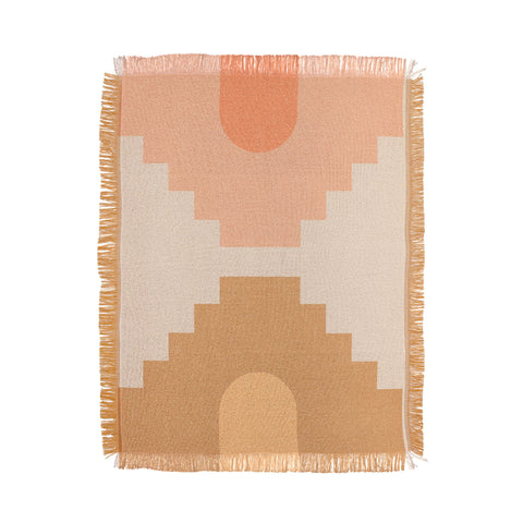 Iveta Abolina Coral Shapes Series V Throw Blanket