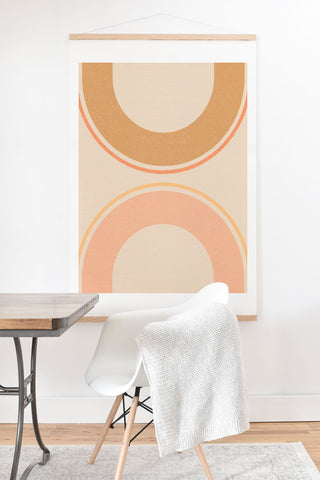 Iveta Abolina Coral Shapes Series VI Art Print And Hanger