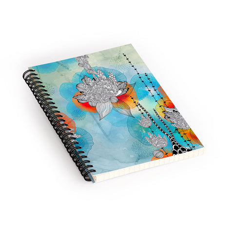 Iveta Abolina Coral Spiral Notebook