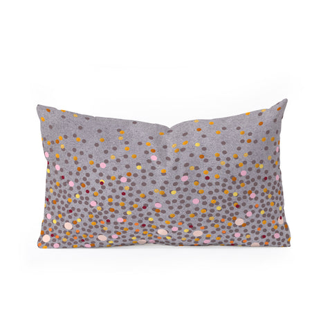 Iveta Abolina Coral Splash Oblong Throw Pillow