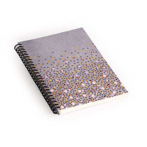 Iveta Abolina Coral Splash Spiral Notebook