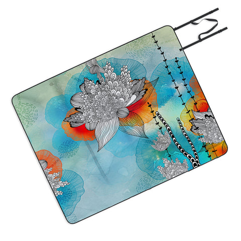 Iveta Abolina Coral Picnic Blanket
