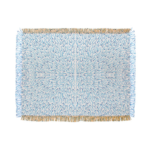 Iveta Abolina Cornflower Field Throw Blanket