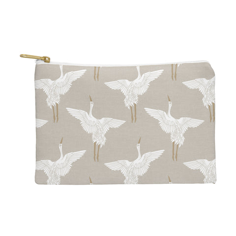 Iveta Abolina Cranes Neutral 2 Pouch