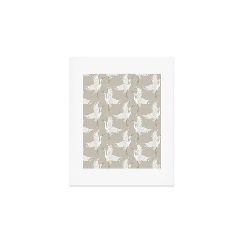 Iveta Abolina Cranes Neutral Art Print