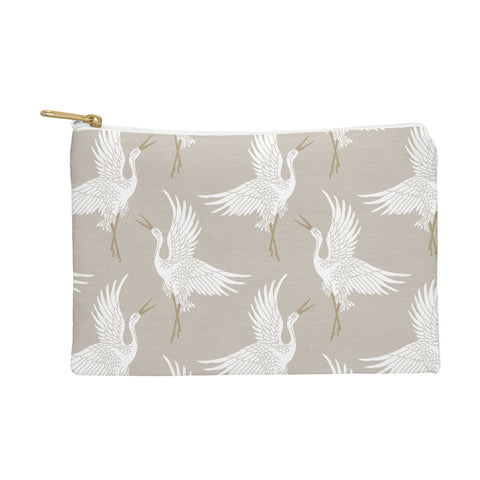 Iveta Abolina Cranes Neutral Pouch