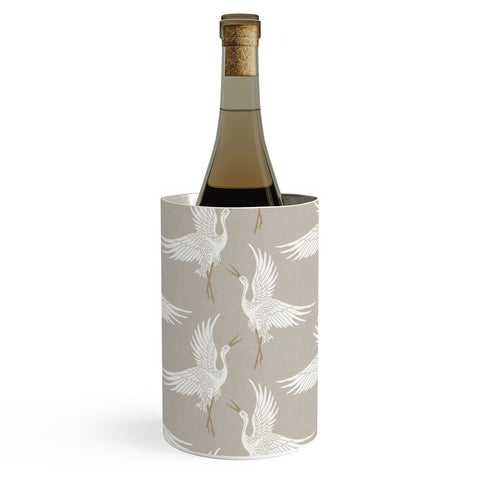 Iveta Abolina Cranes Neutral Wine Chiller