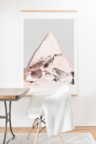 Iveta Abolina Cream Peak Art Print And Hanger