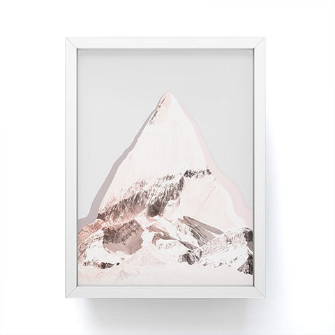 Iveta Abolina Cream Peak Framed Mini Art Print