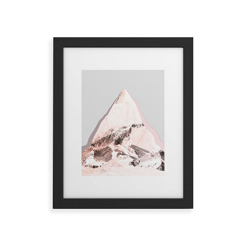 Iveta Abolina Cream Peak Framed Art Print