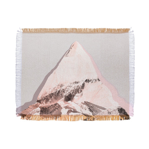Iveta Abolina Cream Peak Throw Blanket