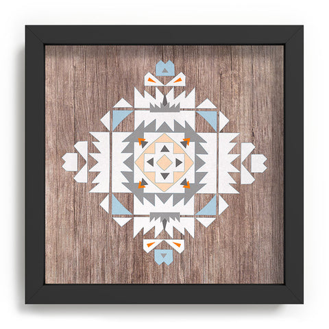 Iveta Abolina Cream Tribal Recessed Framing Square