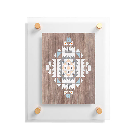 Iveta Abolina Cream Tribal Floating Acrylic Print